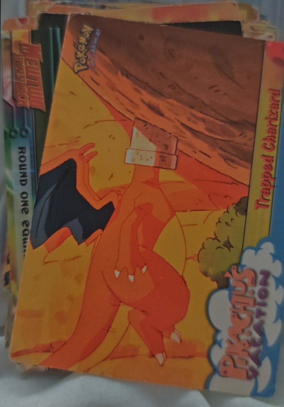 Trapped Charizard - alternate view